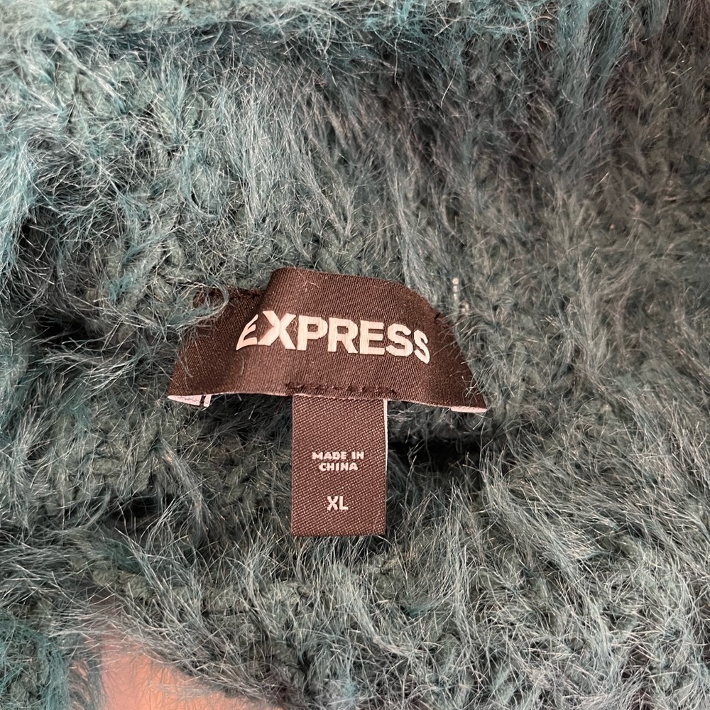 Women's Teal Sweater - Picture 7 of 8
